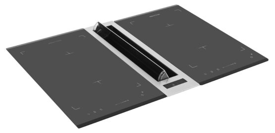 Flow-In Induction Hob & Extraction